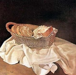 Een maandje met brood, Salvador Dalí, 1926