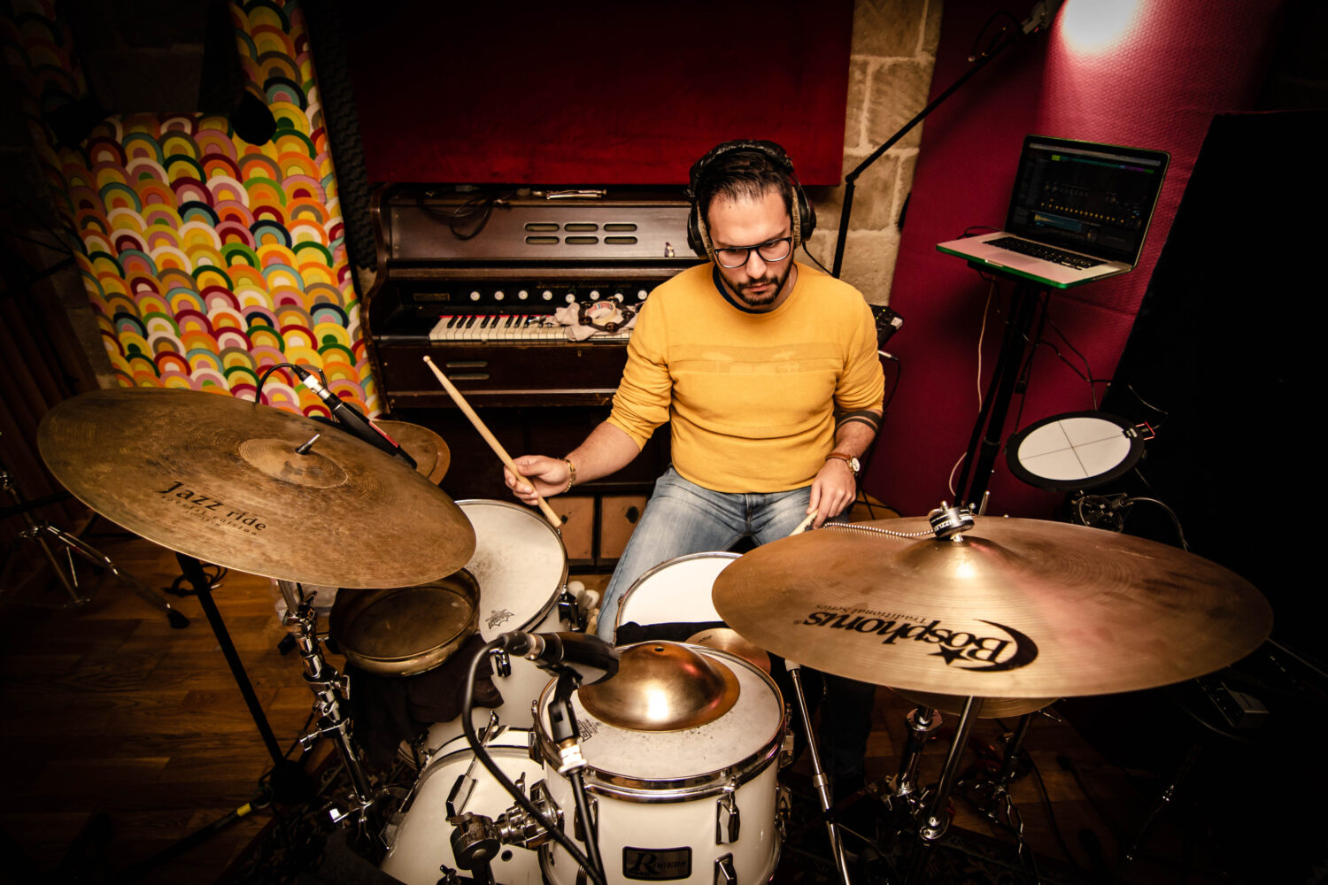 Moreno Maugliani drummer, musician and educator