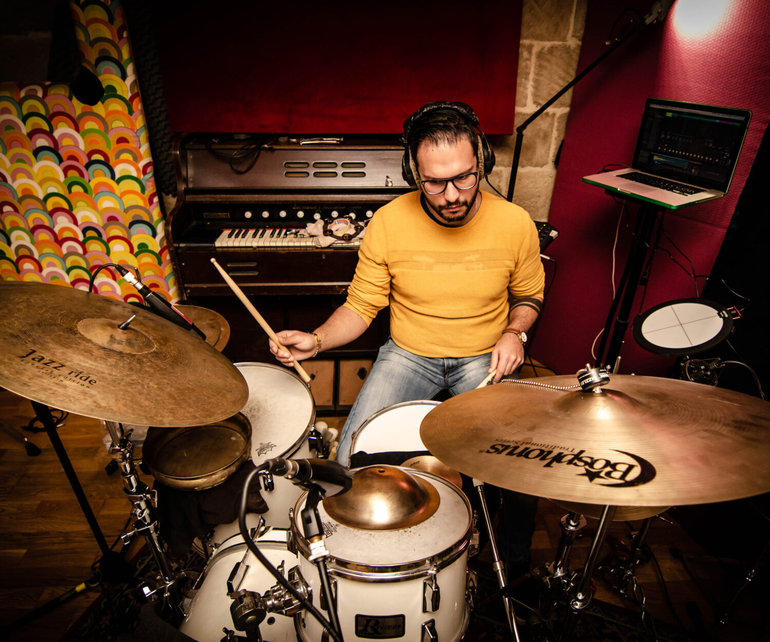 Moreno Maugliani drummer, musician and educator