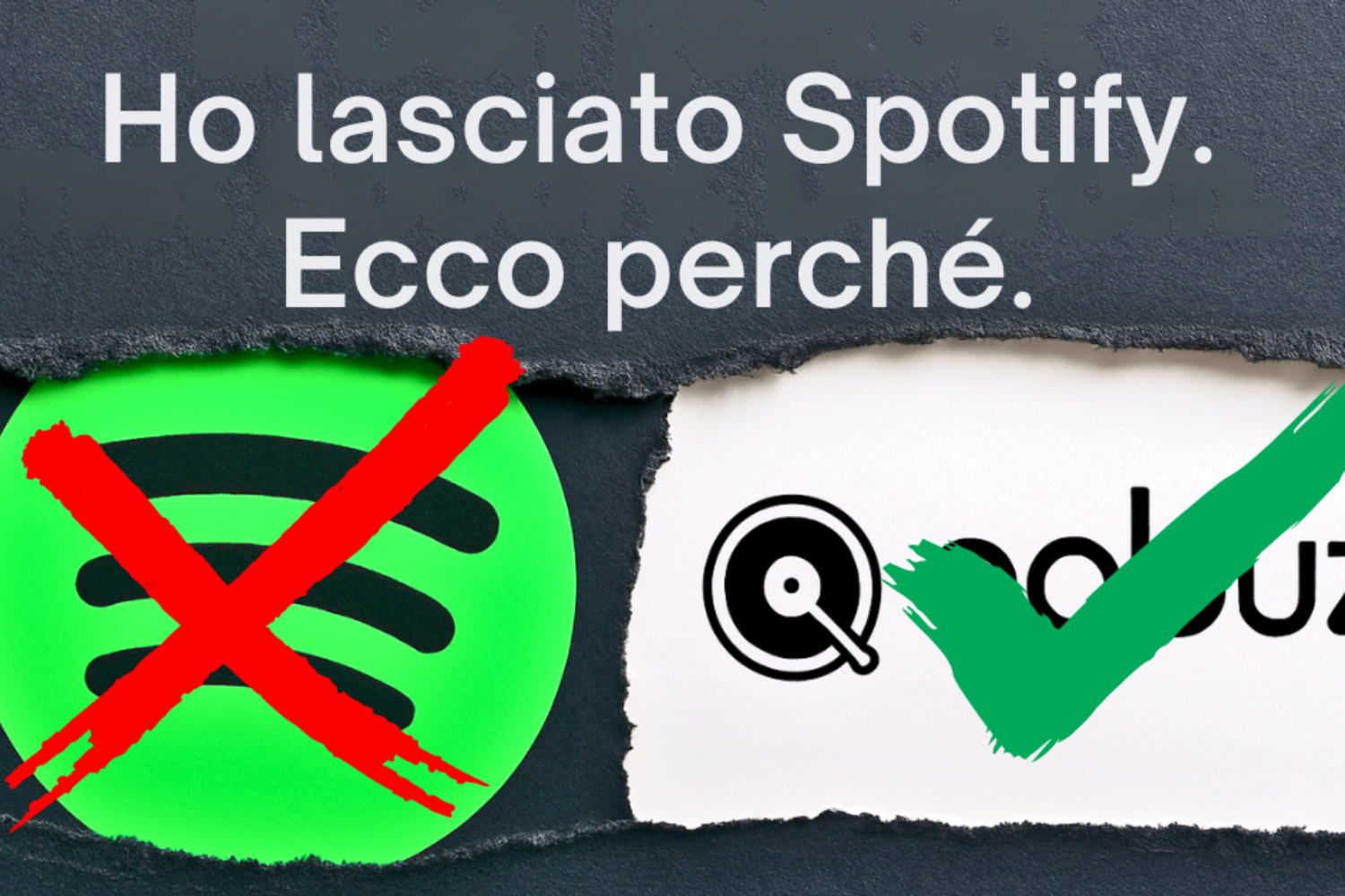 Passare da Spotify a Qobuz