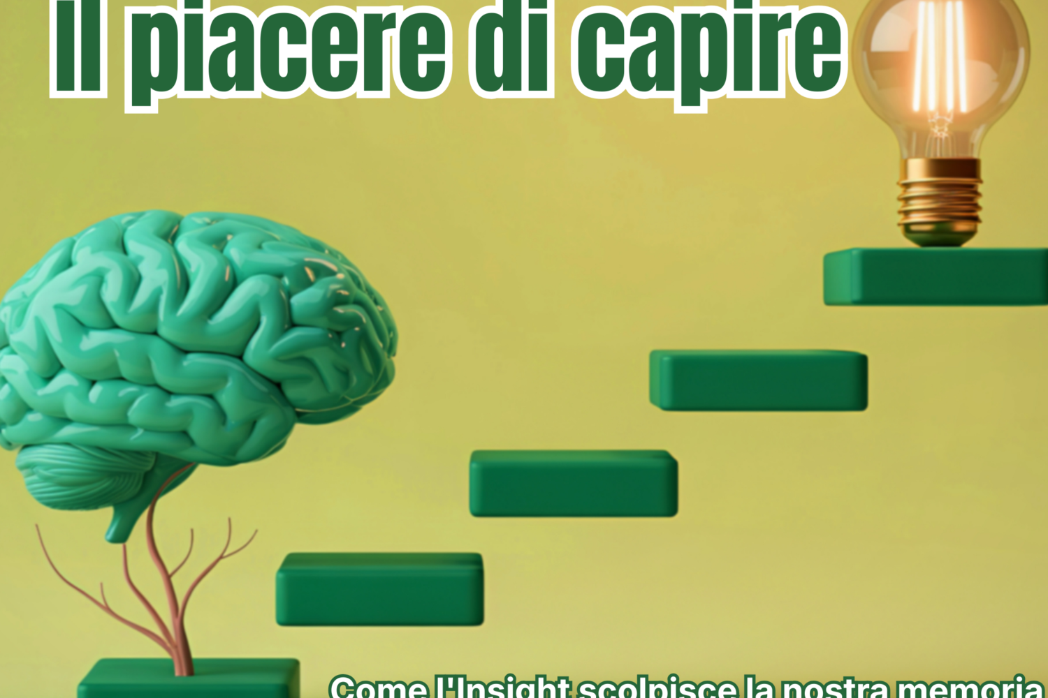 un cervello che ha un'intuizione