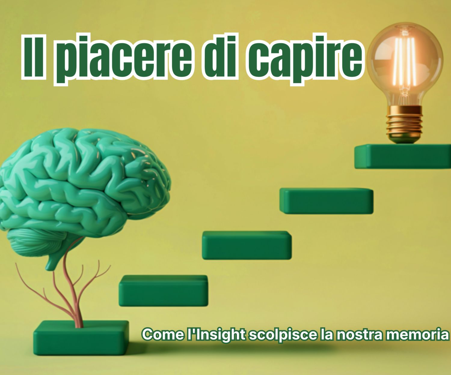 un cervello che ha un'intuizione