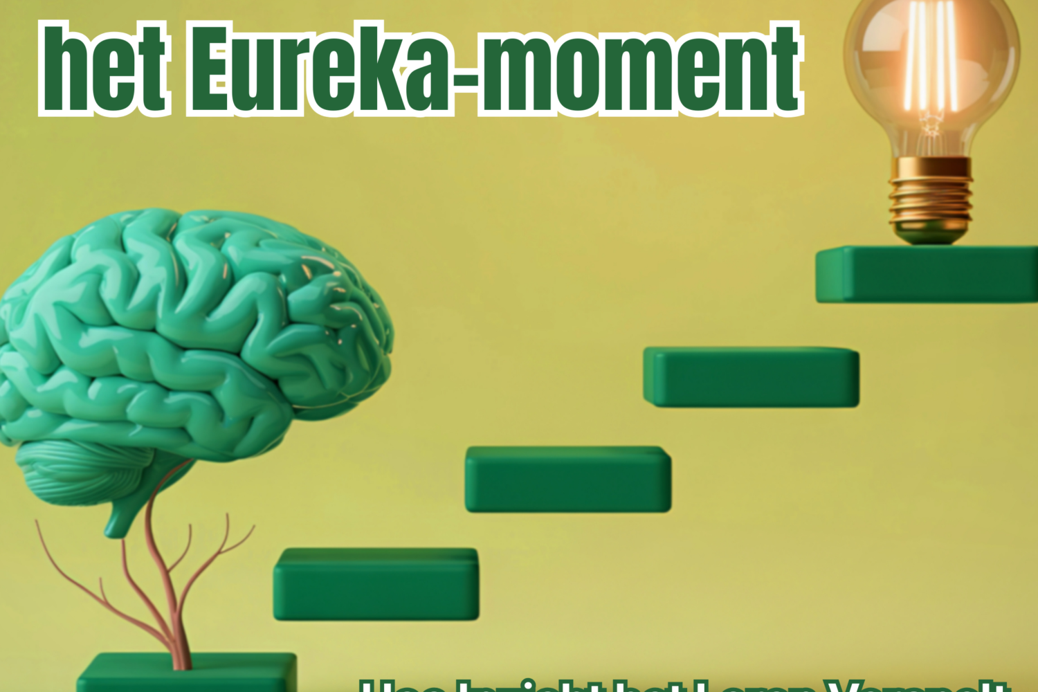 een brein die iets snapt